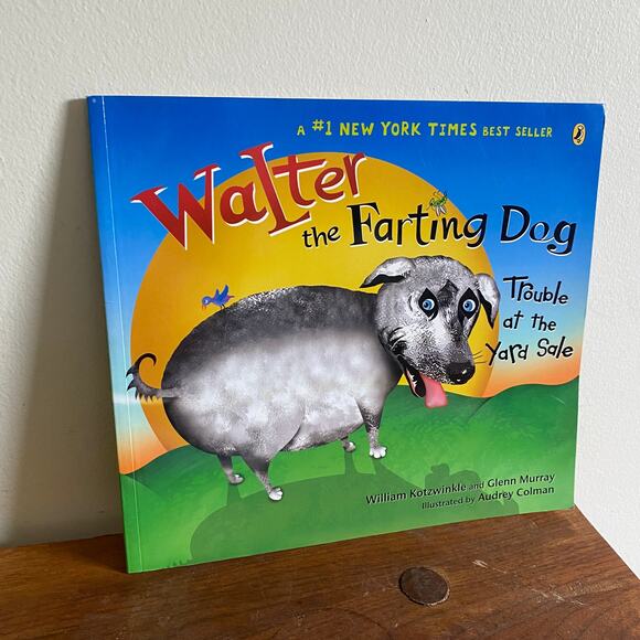 Walter The Farting Dog Trouble At The Yard Sale Paperback Book - Picture 1 of 7
